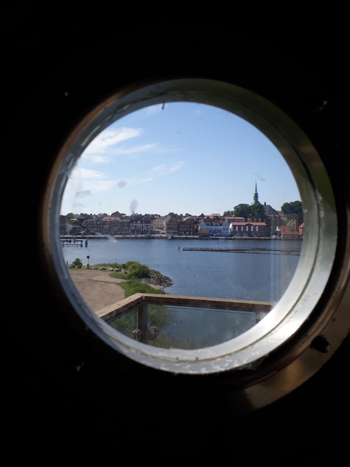 Durchblick auf Kappelns Skyline